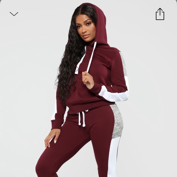 maroon nike track pants